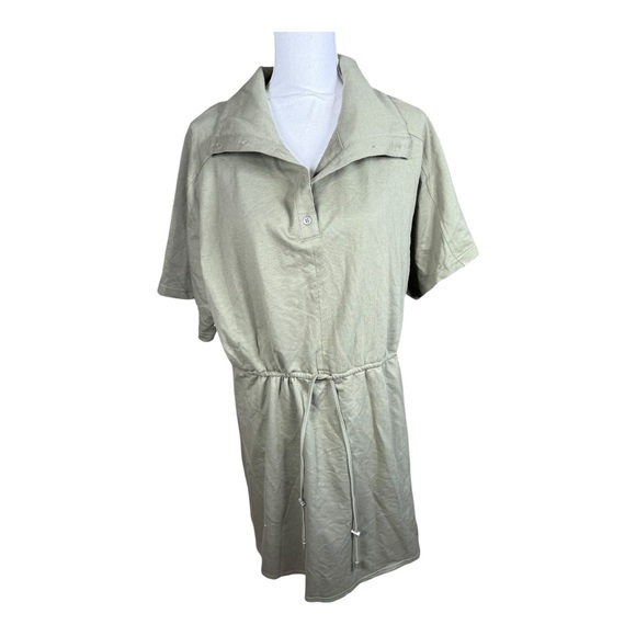 NWT Very J‎ Olive Green Drawstring Dress - Picture 1 of 8